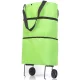 Foldable Shopping Bag on Wheels AG392, Green