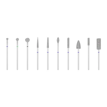Diamond Nail Drill Bits Set, 10 pcs