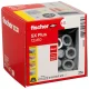 Plėtimosi kaiščiai Fischer SX Plus 12x60, 25 vnt., pilki