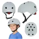 Vaikaniškas dviračio šalmas Trike Fix su LED, M (55-58 cm), tamsiai pilkas