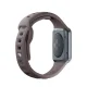 3mk silikoninis dirželis Apple Watch 38/40/41 mm, tamsiai pilkas