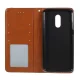 Atverčiamas PU odos dėklas OnePlus 7, rudas