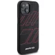 Mercedes AMG dėklas iPhone 15 Plus / 14 Plus Silicone Large Rhombuses MagSafe, juodas