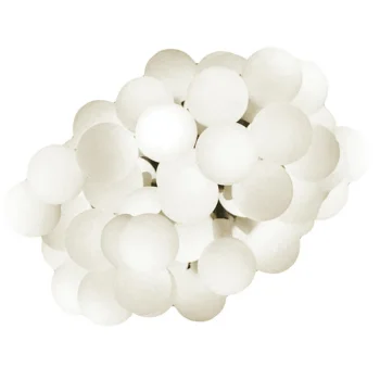 Sodo girlianda 10m su 100 LED lempučių, šalta balta