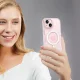 Tech-Protect iPhone 15 dėklas FlexAir Hybrid MagSafe, skaidrus su žvilgučiais