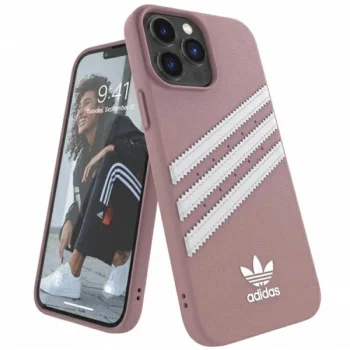 Adidas OR Molded Case PU dėklas iPhone 13 Pro Max, rožinis