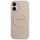 Guess Peony Hot Stamp MagSafe iPhone 17 Case - Pink