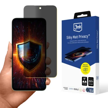 Ekrano apsauga 3mk Silky Matt Privacy skirta Xiaomi Redmi 15 4G / 5G