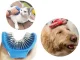 Soft Pet Grooming Brush for Dogs and Cats, Deshedding Massage Comb, blue