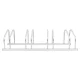 4-Bike Rack Heavy-Duty Floor or Wall Mount Stand for Garage and Outdoor Storage