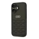 Telefono dėklas Audi Synthetic Leather skirtas iPhone 16 6.1\", juodas