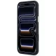 Dėklas Guess Kevlar Triangle Logo MagSafe, skirtas iPhone 17 Pro / 18 Pro, bordo