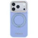 Guess Ring Stand 360 MagSafe case for iPhone 18 Pro Max / 17 Pro Max, light blue