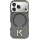 Karl Lagerfeld IML K Head Logo MagSafe dėklas, skirtas iPhone 17 Pro, juodas