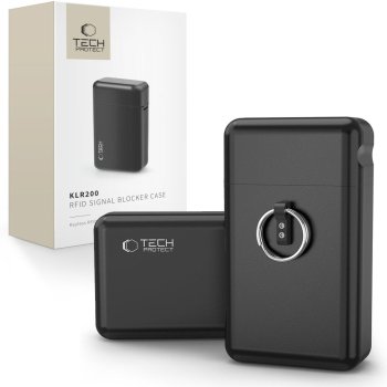 Tech-Protect KLR200 RFID Blocking Car Key Case, Black