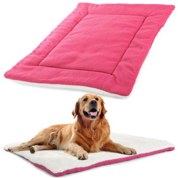 Soft Pet Mat for Dogs and Cats 70x53cm, Pink