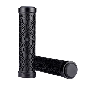 Dviračio vairo rankenėlės Rockbros 2017-14ABK 22 mm, juodos