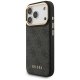 Guess 4G dėklas su MagSafe pinigine iPhone 17 Pro, juodas