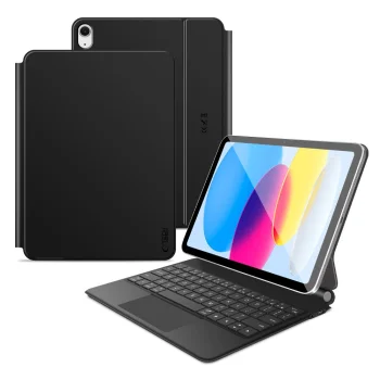 Dėklas su klaviatūra Tech-Protect iPad 10.9" 2022 / 11" 2025, juodas