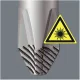 Atsuktuvų rinkinys Wera 334/6 Kraftform Plus Lasertip su laikikliu, 6 vnt.