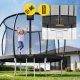 4FIZJO PRO sodo batutas su vidiniu tinklu ir kopėčiomis 305 cm 10FT, juodas