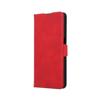 Xiaomi Redmi 10C Smart Mono Book Case Cover, Red