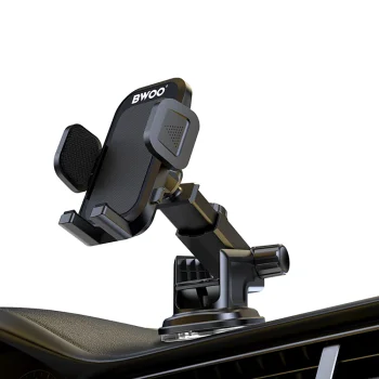 Bwoo BO-ZJ125 Dashboard Car Phone Holder, Black