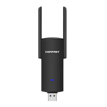 Belaidis Wi-Fi USB adapteris, 1300 Mbps, 2.4 GHz / 5 GHz, USB 3.0, juodas