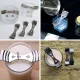 Metal Candle Wick Centering Tool Holder, Silver