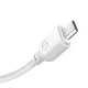 XO NB103 3-in-1 USB į Lightning, USB-C, microUSB laidas, 1m, Baltas