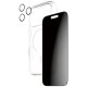 CARE by PanzerGlass Flagship Privacy 3-in-1 rinkinys iPhone 17 Pro telefonui