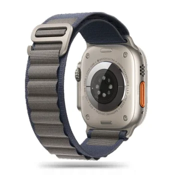 Tech-Protect Nylon Pro dirželis Apple Watch (42/44/45/49 mm), mėlynai pilkas