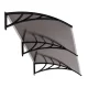 Double Door Canopy Polycarbonate Awning 200x100 cm MultiGarden