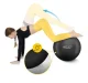 Gimnastikos kamuolys 4Fizjo 932, 65 cm, juodas