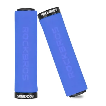 Rockbros dviračio vairo rankenėlės BT1001BLBK, mėlyna / juoda