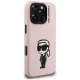 Karl Lagerfeld Silicone Karl Sketch MagSafe dėklas iPhone 16 Pro Max telefonui, Rožinė