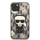 Karl Lagerfeld Flower Ikonik Karl dėklas iPhone 13 mini, Pilkas