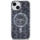 Guess dėklas iPhone 15 Plus / 14 Plus IML GCube MagSafe, juodas