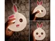LED Silicone Rabbit Night Light for Kids RGB Touch, White