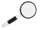 Classic Handheld Magnifying Glass 6x with 65mm Lens, Black and White