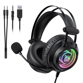 Wired Gaming Headphones ONIKUMA X80 RGB 50mm