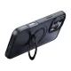 McDodo PC-4933 MagSafe dėklas telefonui iPhone 16 Pro Max su stovu, juodas
