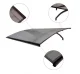 Durų stogelis STARKEDACH L-160, 160x100x25 cm, rudas
