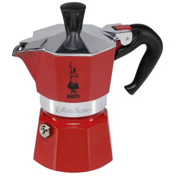 Bialetti Moka Express 1TZ espresso kavinukas, Raudona