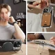 ESR Classic Hybrid Kickstand Halolock dėklas su stiklu iPhone 16 Pro, skaidrus