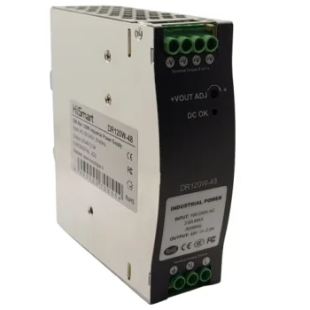 Maitinimo šaltinis 48V, 2.5A, 120W ant DIN bėgelio