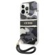 Dėklas Guess Camo Strap iPhone 13 Pro / 13 telefonui, Juodas