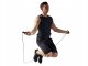 Adjustable Fitness Jump Rope, Black