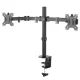 Maclean MC-884 dvigubas monitoriaus laikiklis prie stalo, 17-32\", 2x 8 kg, juodas