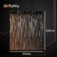 Ruhhy Decorative Curtain 100x200 cm, Black